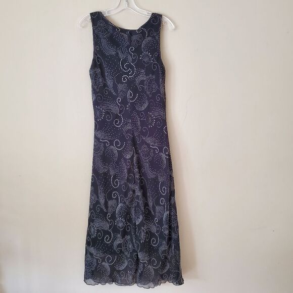 JONATHAN MARTIN Studio Women's Maxi Dress Size 12 Set of 2 Black-white Wimsigoth - Picture 4 of 11
